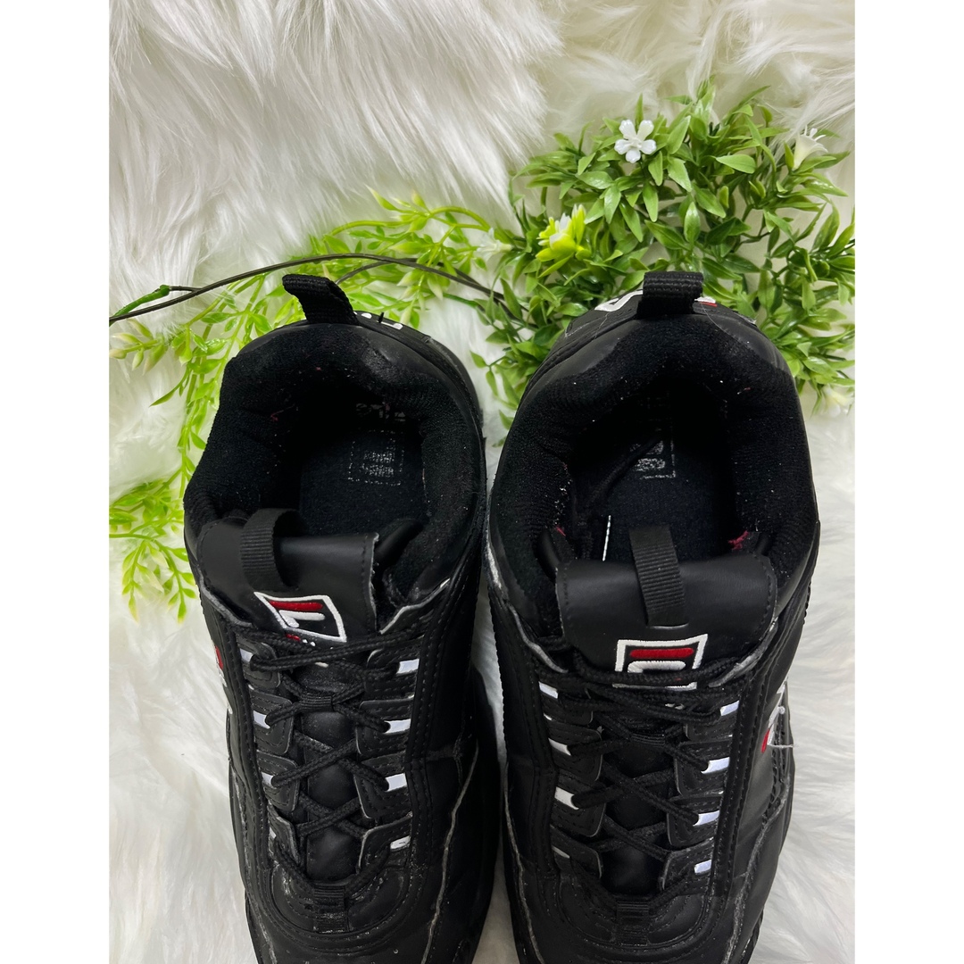 FILA(フィラ)のFILA フィラ DISRUPTOR 2 ダット スニーカー ブラック 26cm メンズの靴/シューズ(スニーカー)の商品写真