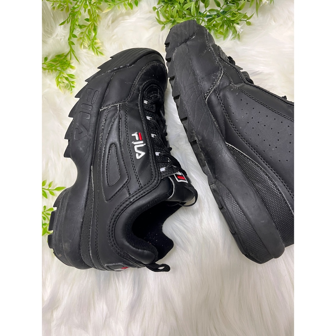 FILA(フィラ)のFILA フィラ DISRUPTOR 2 ダット スニーカー ブラック 26cm メンズの靴/シューズ(スニーカー)の商品写真