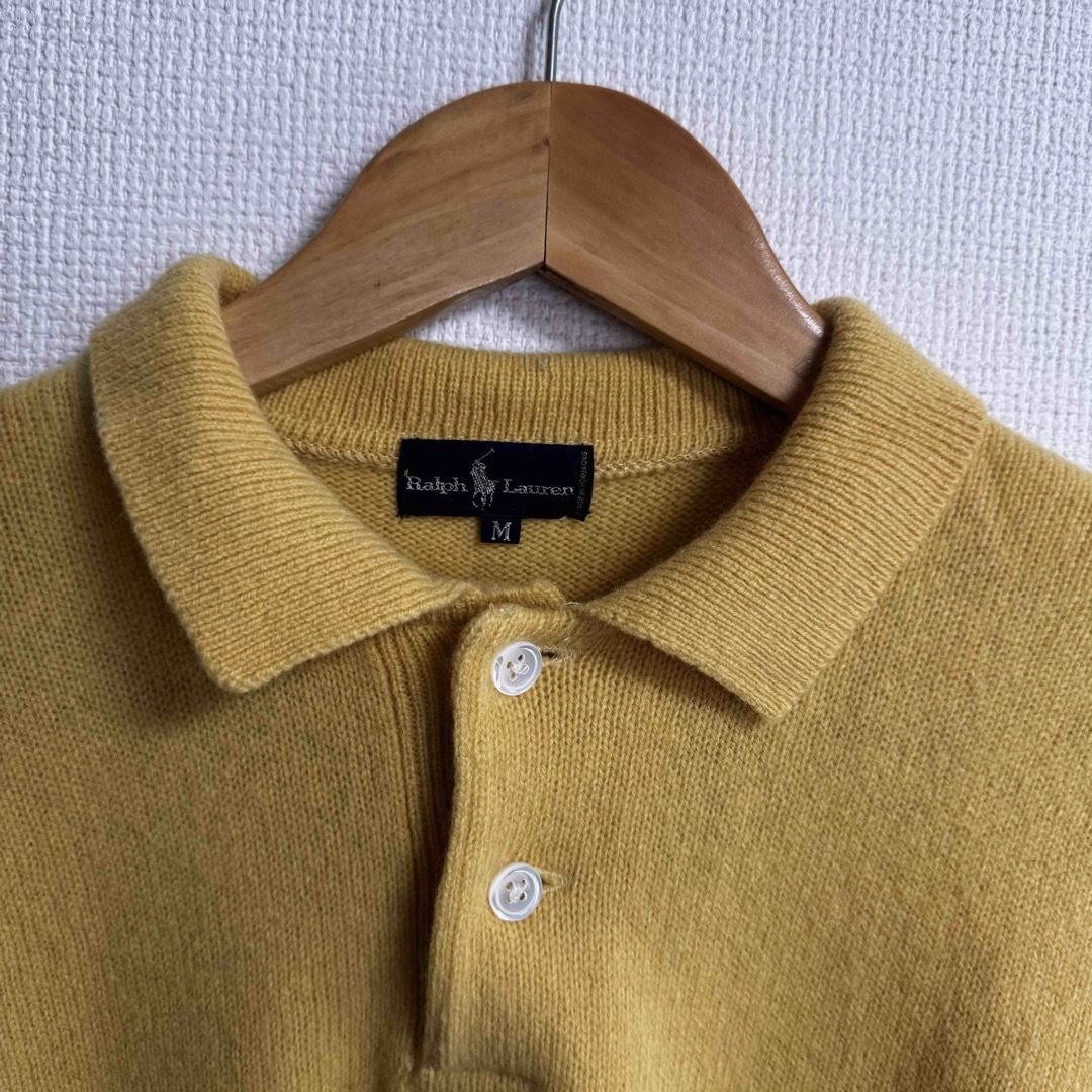 POLO RALPH LAUREN(ポロラルフローレン)の【US古着】 polo by Ralph Lauren 長袖　ウールポロシャツ レディースのトップス(ポロシャツ)の商品写真