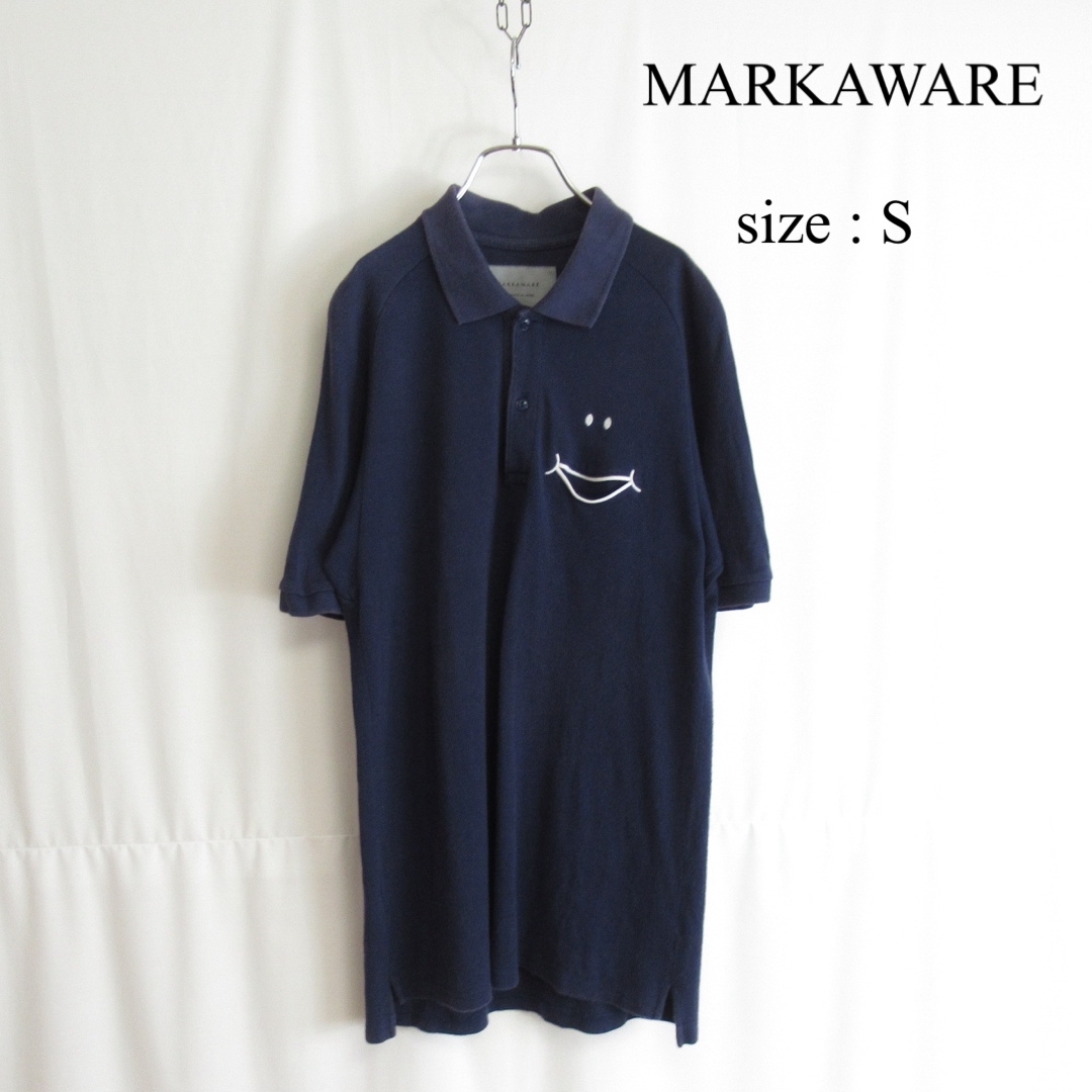 MARKAWEAR(マーカウェア)のMARKAWARE コットン 半袖 ポロシャツ トップス 2 鹿の子 デザイン メンズのトップス(ポロシャツ)の商品写真