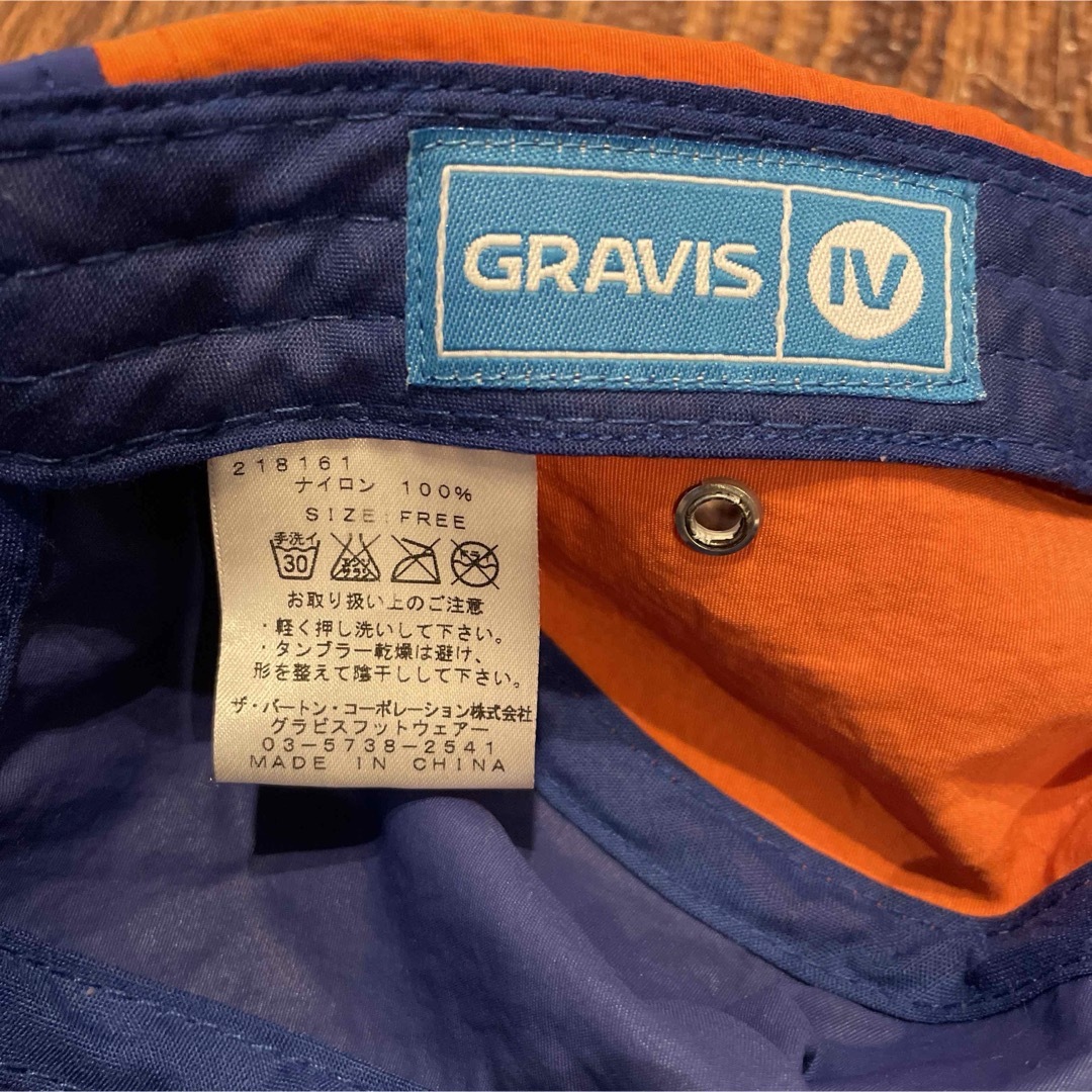 gravis(グラビス)のグラビス　gravis  キャップ　帽子 メンズの帽子(キャップ)の商品写真