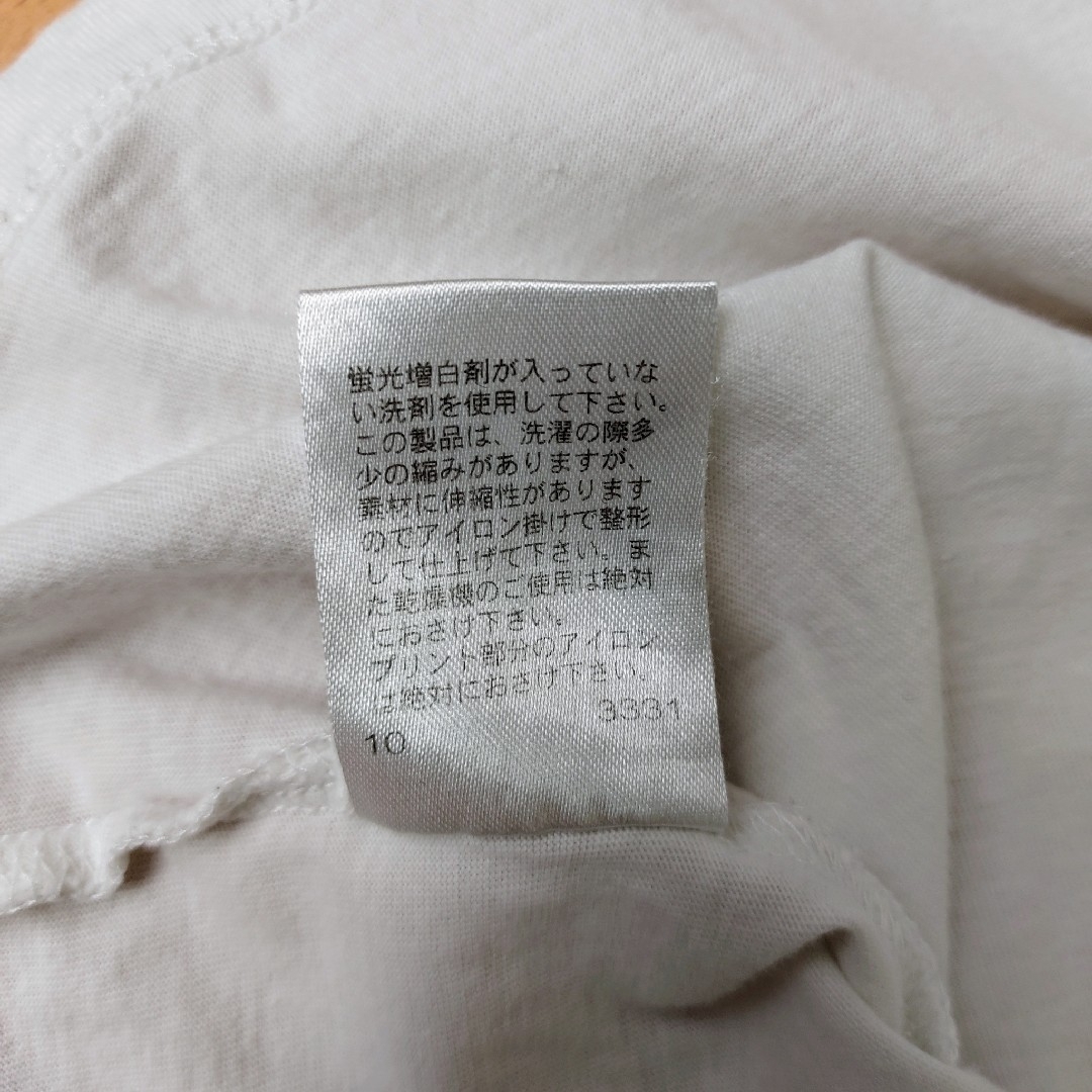 COMME CA ISM(コムサイズム)の【人気デザイン】コムサイズム☆英字プリントVネックTシャツ　L　グラデーション メンズのトップス(Tシャツ/カットソー(半袖/袖なし))の商品写真