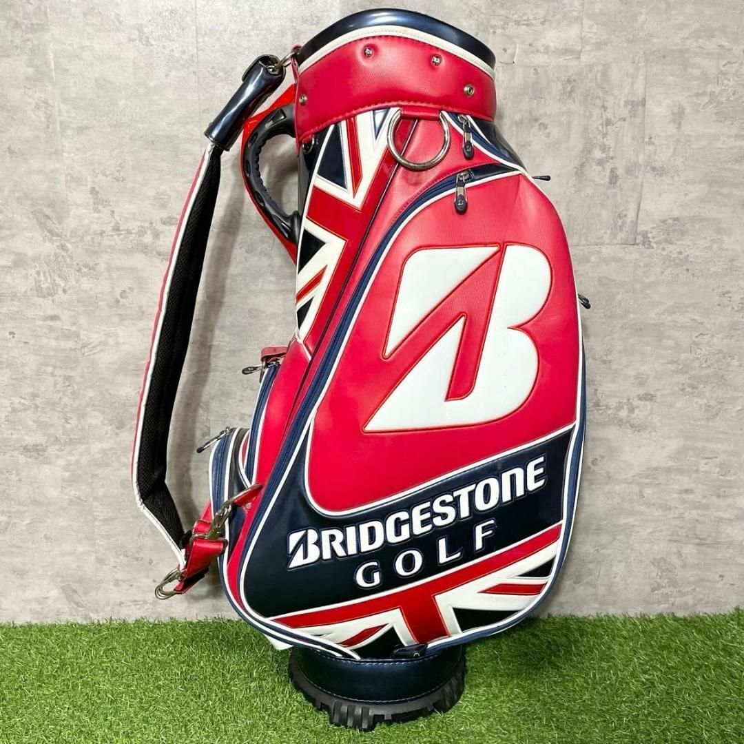 BRIDGESTONE ブリヂストン　キャディバッグ　ゴルフバッグ　3点式　良品 スポーツ/アウトドアのゴルフ(バッグ)の商品写真