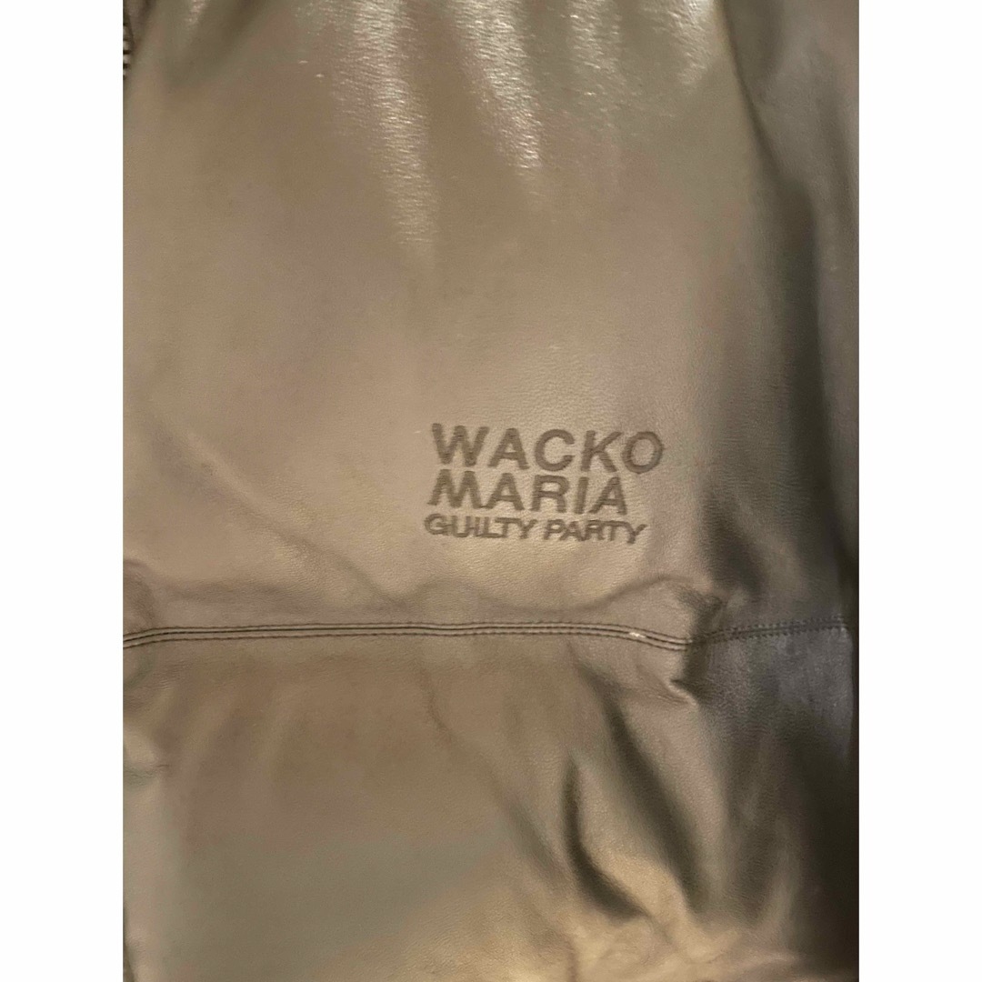 WACKO MARIA(ワコマリア)の完売品　ワコマリアwackomaria レザーダウンジャケット　2023FW メンズのジャケット/アウター(ダウンジャケット)の商品写真