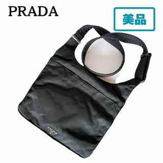 プラダ(PRADA)のPRADA　プラダ　テスート ショルダーバッグ 黒 ブラック ブランド(ボディバッグ/ウエストポーチ)