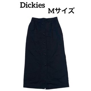 ディッキーズ(Dickies)のDickies 黒　無地　ロングスカート  Mサイズ(ロングスカート)