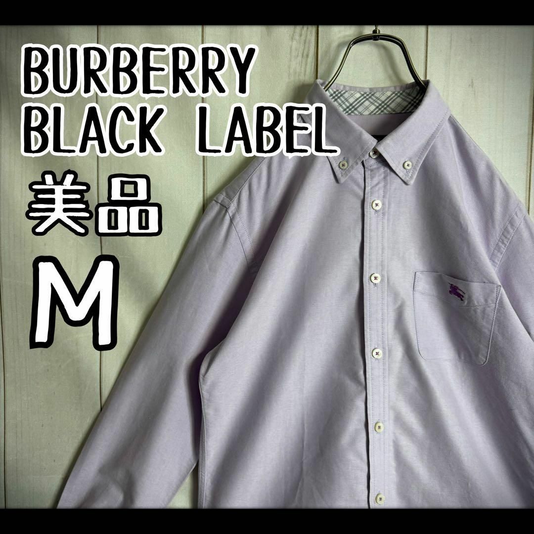 BURBERRY BLACK LABEL(バーバリーブラックレーベル)の【希少カラー】　バーバリーブラックレーベル　長袖シャツ　BDシャツ　ホース刺繍 メンズのトップス(Tシャツ/カットソー(七分/長袖))の商品写真