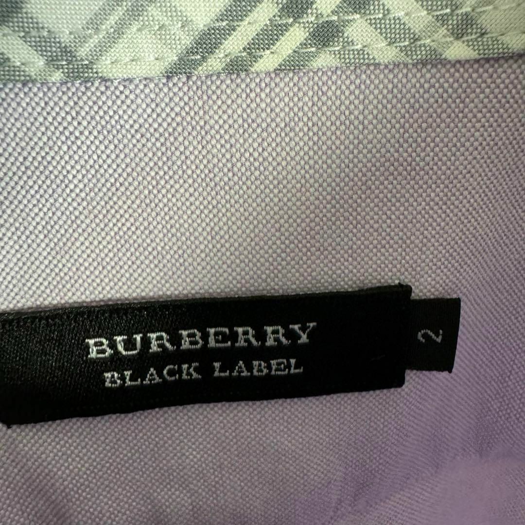 BURBERRY BLACK LABEL(バーバリーブラックレーベル)の【希少カラー】　バーバリーブラックレーベル　長袖シャツ　BDシャツ　ホース刺繍 メンズのトップス(Tシャツ/カットソー(七分/長袖))の商品写真