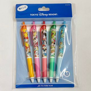 ディズニー(Disney)の<新品>ディズニーキャラクター ボールペン5本セット 東京ディズニーリゾート(キャラクターグッズ)