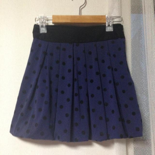 ROJITA(ロジータ)のリボン付きドットスカート レディースのスカート(ミニスカート)の商品写真
