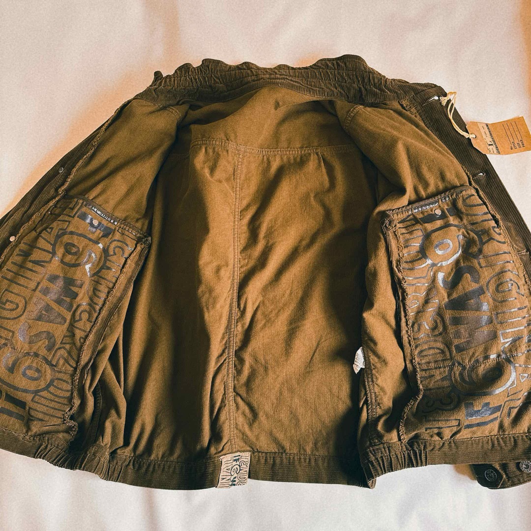 TENDERLOIN(テンダーロイン)のテンダーロイン　コーデュロイ　ジャケット　L ブラウン　22ss  JKT メンズのジャケット/アウター(ブルゾン)の商品写真
