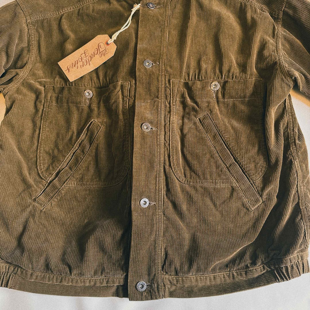 TENDERLOIN(テンダーロイン)のテンダーロイン　コーデュロイ　ジャケット　L ブラウン　22ss  JKT メンズのジャケット/アウター(ブルゾン)の商品写真