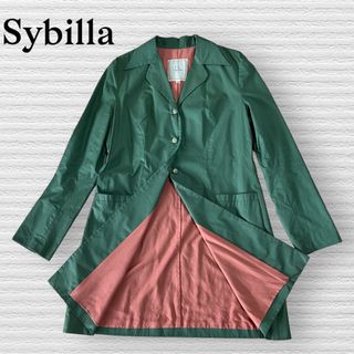 シビラ(Sybilla)のSybilla★スプリング コート 飾りボタン シビラ 大きいサイズ(スプリングコート)