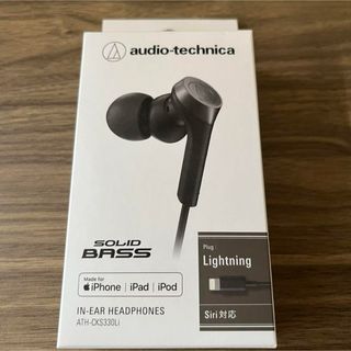 オーディオテクニカ(audio-technica)のATH-CKS330Li 黒 オーディオテクニカ Lightning イヤフォン(ヘッドフォン/イヤフォン)