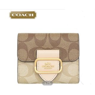 コーチ(COACH)のCOACH二つ折り財布ツートンカラー　シグネチャー(財布)