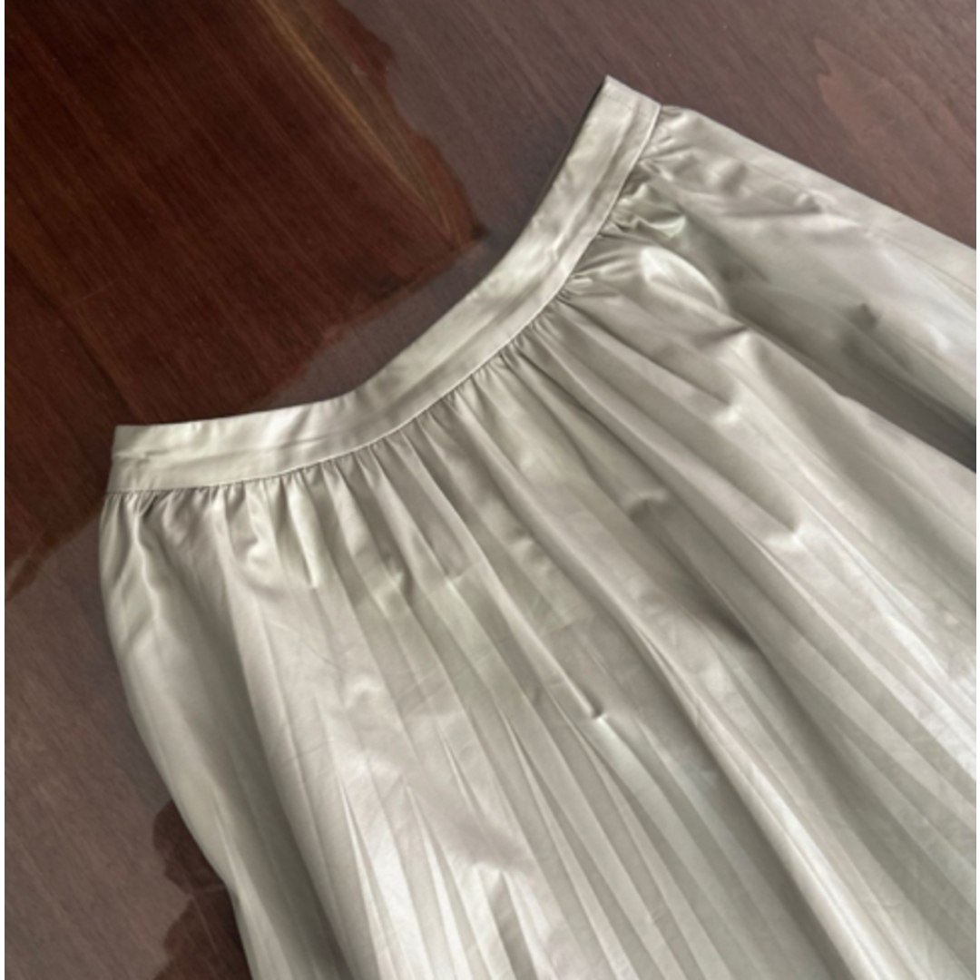 MARECHAL TERRE(マルシャルテル)のマルシャルテル　プリーツスカート　レザースカート　LUCA カットソー レディースのスカート(ロングスカート)の商品写真