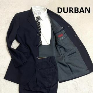 ダーバン(D’URBAN)の393 DURBAN ダーバン セットアップスーツ ブラック ウール 3B(セットアップ)