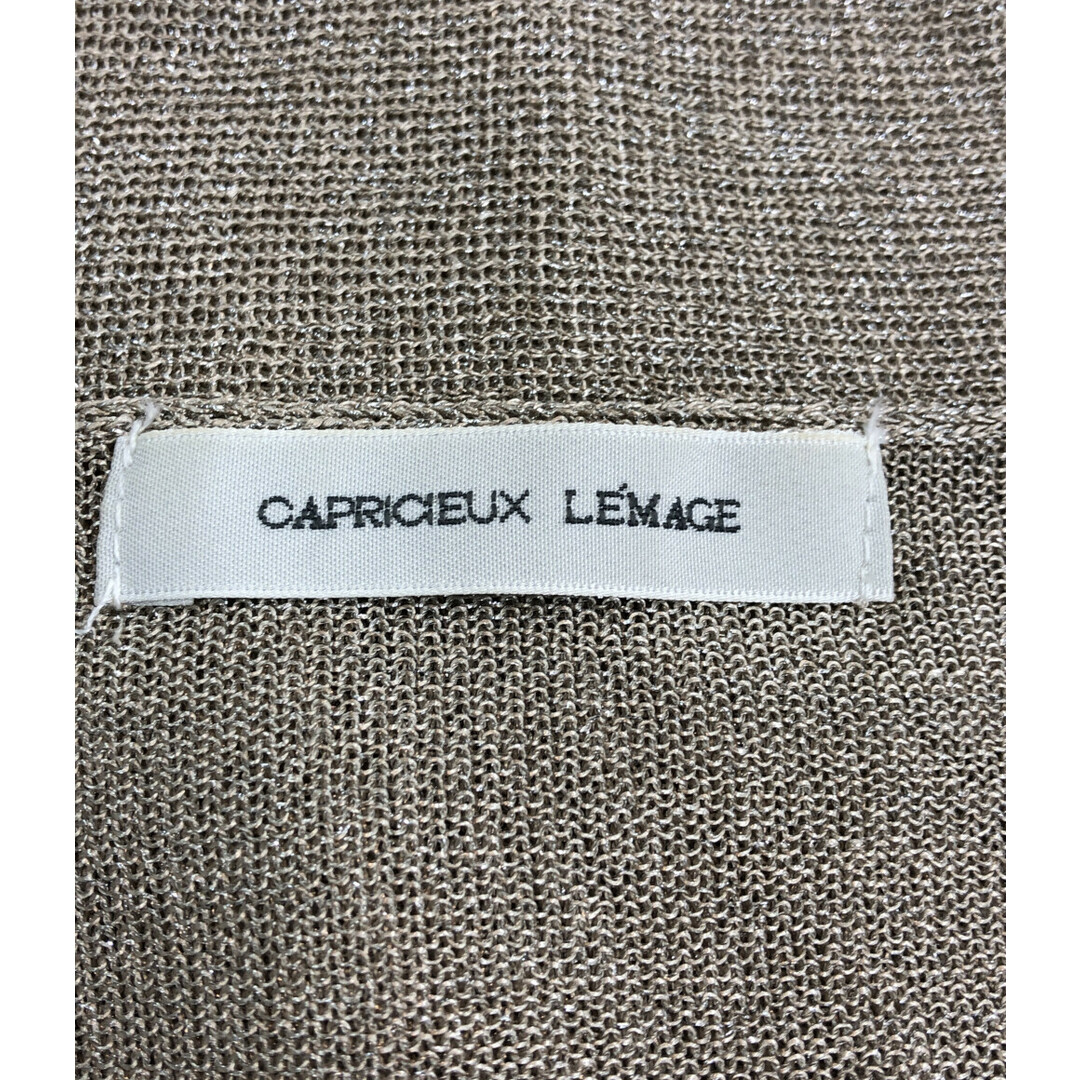 CAPRICIEUX LE’MAGE ラメニットカーディガン レディース F レディースのトップス(その他)の商品写真