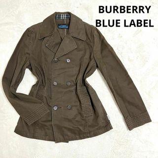 BURBERRY BLUE LABEL - 505 バーバリー ブルーレーベル トレンチコート カーキ L メンズ