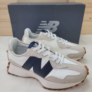 ニューバランス(New Balance)のニューバランス WS327KB  ホワイト/ネイビー/ガム 22.5㎝(スニーカー)