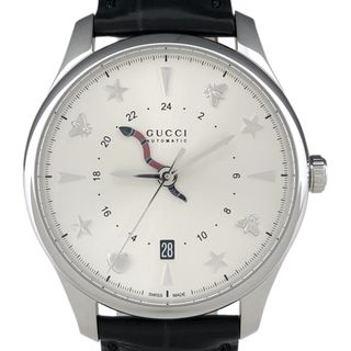 グッチ(Gucci)のグッチ Gタイムレス GMT 126.3 YA126332 自動巻き メンズ 【中古】(腕時計(アナログ))