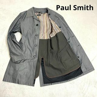 ポールスミス(Paul Smith)の447 ポールスミス ステンカラーコート グレー M ライナー(ステンカラーコート)