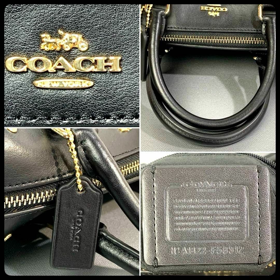 COACH(コーチ)のコーチ ミニボストンバッグ ショルダーバッグ 2way レザー PVC 未使用品 レディースのバッグ(ショルダーバッグ)の商品写真