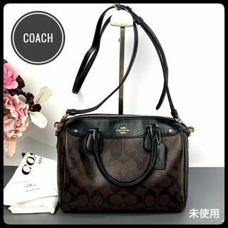 コーチ(COACH)のコーチ ミニボストンバッグ ショルダーバッグ 2way レザー PVC 未使用品(ショルダーバッグ)