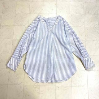 ★LAUTREAMONT★美品★ストライプ バックボタンシャツ