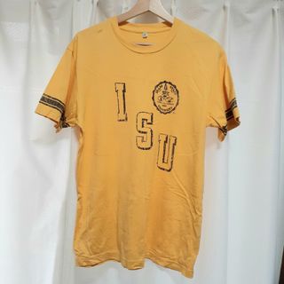 ユニクロ(UNIQLO)のユニクロ UNIQLO Tシャツ M イエロー(Tシャツ/カットソー(半袖/袖なし))