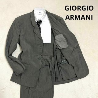 ジョルジオアルマーニ(Giorgio Armani)の496 ジョルジオ アルマーニ セットアップスーツ グレー 52(セットアップ)