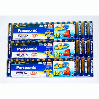 Panasonic - 【新品】Panasonic エボルタ　48本　単3アルカリ乾電池　12+4