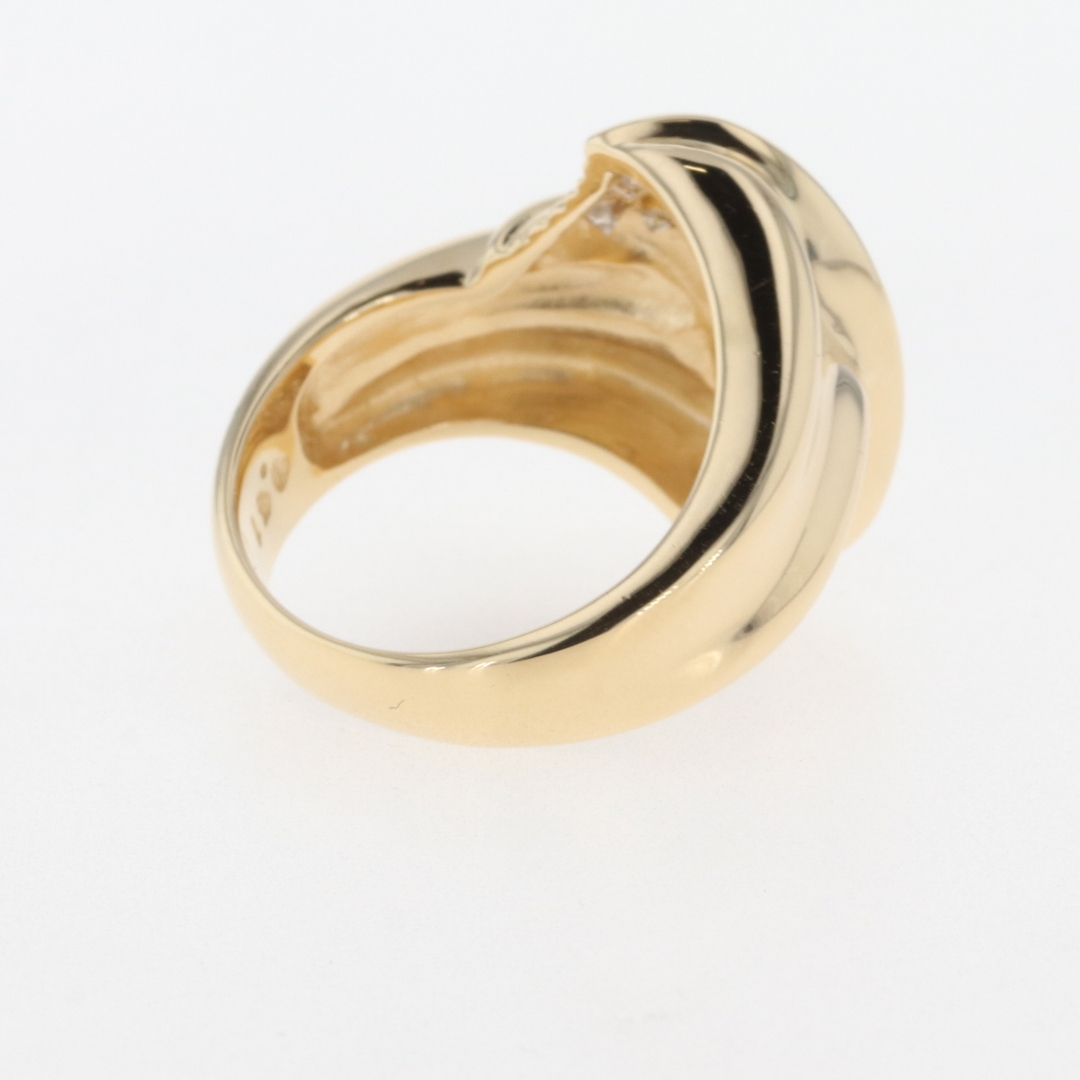 メレダイヤ デザインリング 10.5号 K18 【中古】 レディースのアクセサリー(リング(指輪))の商品写真