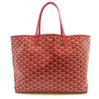 ゴヤール(GOYARD)のGOYARD(ゴヤール) トートバッグ サンルイPM レッド×白×マルチ コーティングキャンバス×レザー(トートバッグ)