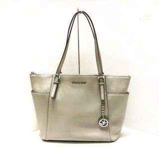 マイケルコース(Michael Kors)のMICHAEL KORS(マイケルコース) ショルダーバッグ - グレーベージュ レザー(ショルダーバッグ)