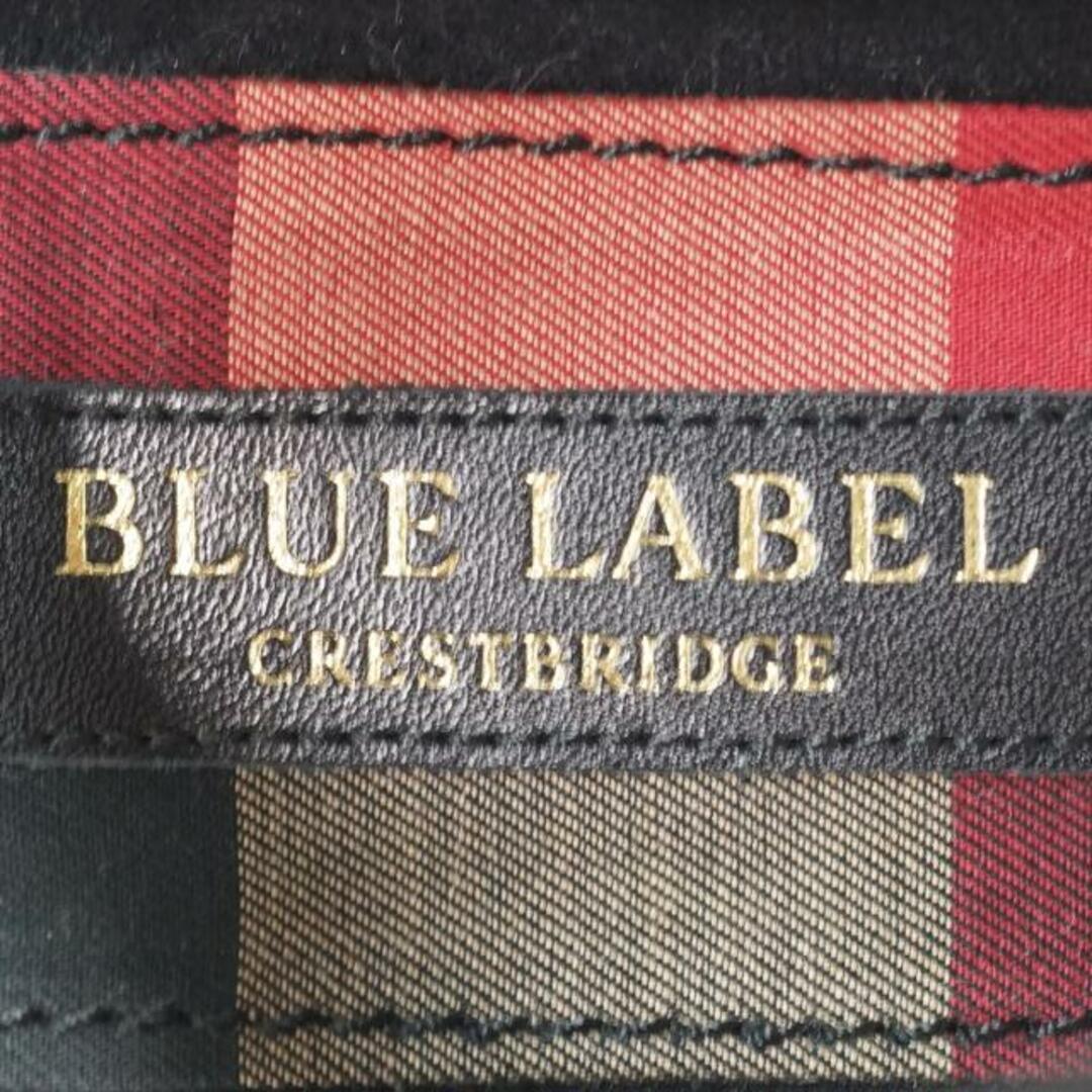 BLUE LABEL CRESTBRIDGE(ブルーレーベルクレストブリッジ)のBLUE LABEL CRESTBRIDGE(ブルーレーベルクレストブリッジ) サンダル 23 レディース美品  - 黒 スエード レディースの靴/シューズ(サンダル)の商品写真