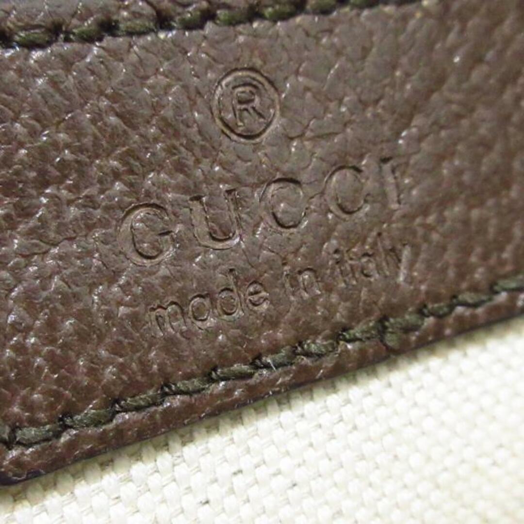 Gucci(グッチ)のGUCCI(グッチ) ウエストポーチ GGプラス・GGスプリーム 675181 ベージュ×レッド×グリーン PVC(塩化ビニール)×レザー レディースのバッグ(ボディバッグ/ウエストポーチ)の商品写真