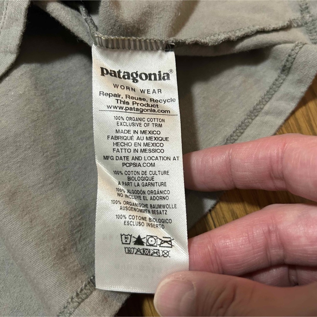 patagonia(パタゴニア)のSサイズ！パタゴニア patagonia 古着半袖Tシャツ オーガニックコットン メンズのトップス(Tシャツ/カットソー(半袖/袖なし))の商品写真