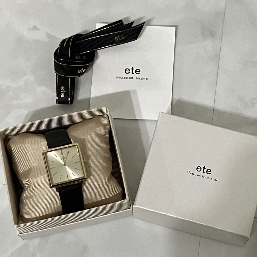 ete(エテ)の【美品】ete / 腕時計 / スクエア レディースのファッション小物(腕時計)の商品写真