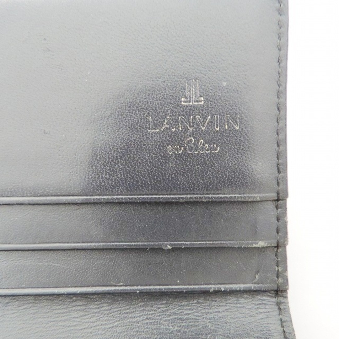 LANVIN en Bleu(ランバンオンブルー)のLANVIN en Bleu(ランバンオンブルー) 長財布 - ダークネイビー レザー レディースのファッション小物(財布)の商品写真