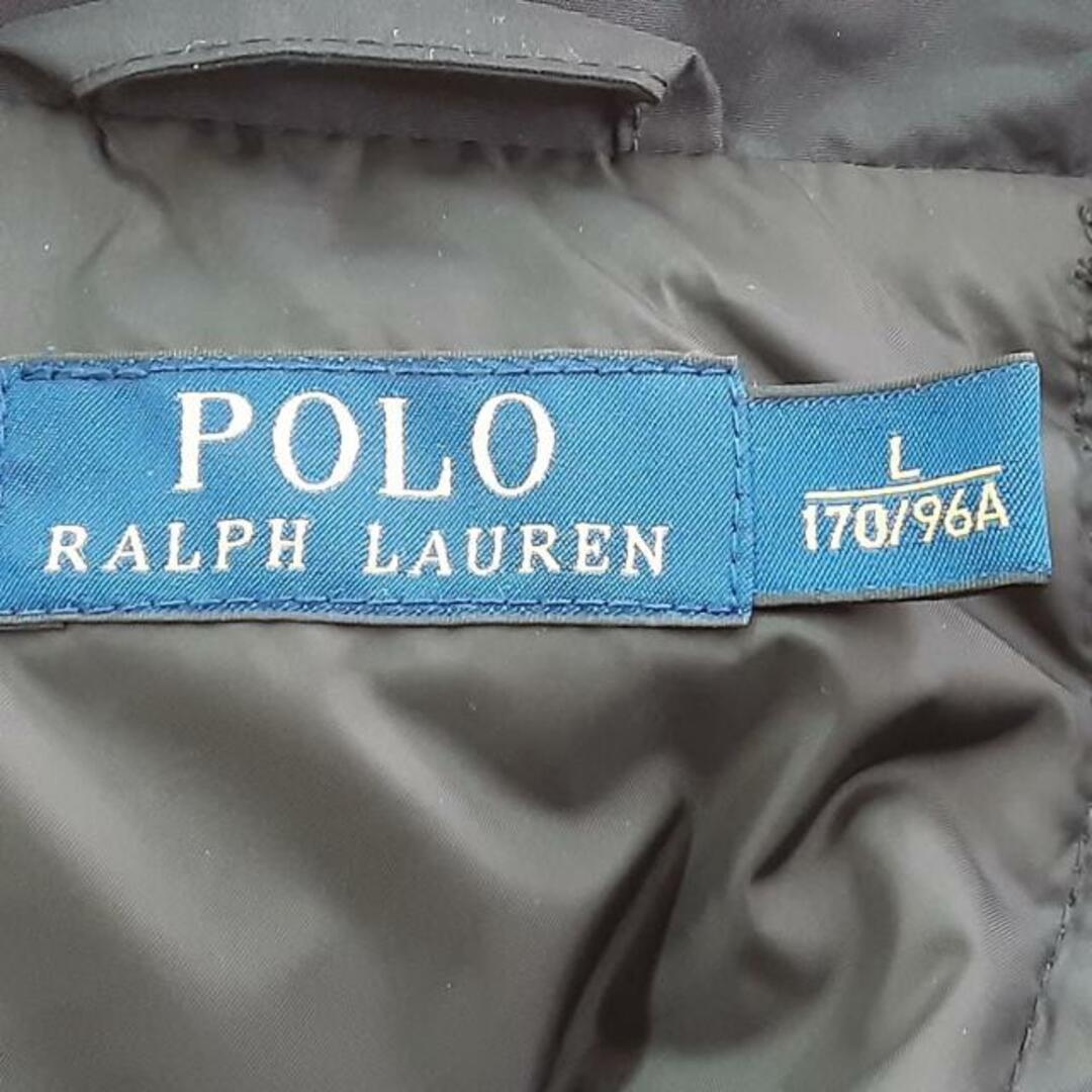 POLO RALPH LAUREN(ポロラルフローレン)のPOLObyRalphLauren(ポロラルフローレン) ダウンジャケット サイズL メンズ - 黒 長袖/冬 メンズのジャケット/アウター(ダウンジャケット)の商品写真