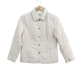 ラコステ(LACOSTE)のLacoste(ラコステ) ブルゾン サイズ40 M レディース美品  - アイボリー 長袖/キルティング/中綿/冬(ブルゾン)