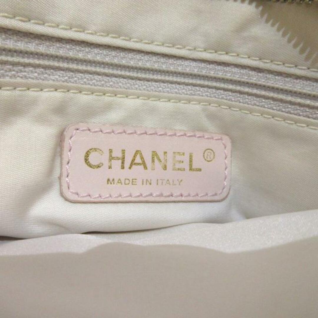 CHANEL(シャネル)のCHANEL(シャネル) ハンドバッグ ニュートラベルライン ピンク ジャガード×レザー レディースのバッグ(ハンドバッグ)の商品写真