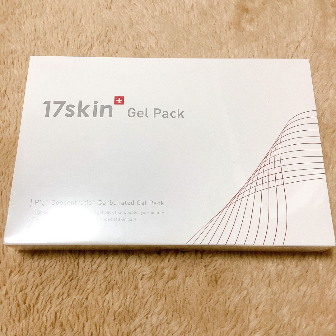 17skin GelPack 高濃度炭酸パック 炭酸パック 17スキン 4回分 コスメ/美容のスキンケア/基礎化粧品(パック/フェイスマスク)の商品写真