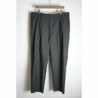 URU - 19SS URUウル ウール 2タック スラックス パンツ812N△の URU - 19SS URUウル ウール 2タック スラックス パンツ812N△の