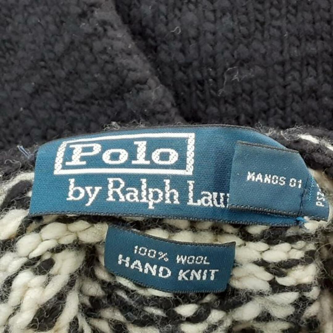 POLO RALPH LAUREN(ポロラルフローレン)のPOLObyRalphLauren(ポロラルフローレン) 長袖セーター サイズM レディース - 黒×アイボリー タートルネック レディースのトップス(ニット/セーター)の商品写真