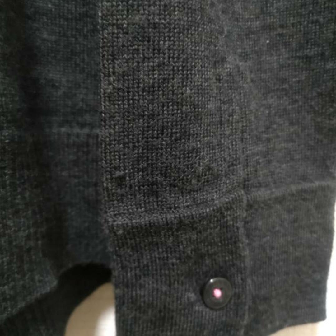 BURBERRY BLACK LABEL(バーバリーブラックレーベル)のBurberry Black Label(バーバリーブラックレーベル) 長袖セーター サイズ2 M メンズ美品  - ダークグレー×ピンク Vネック メンズのトップス(ニット/セーター)の商品写真