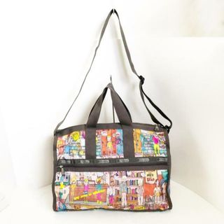 レスポートサック(LeSportsac)のLESPORTSAC(レスポートサック) ボストンバッグ - ライトピンク×ベージュ×マルチ レスポナイロン(ボストンバッグ)