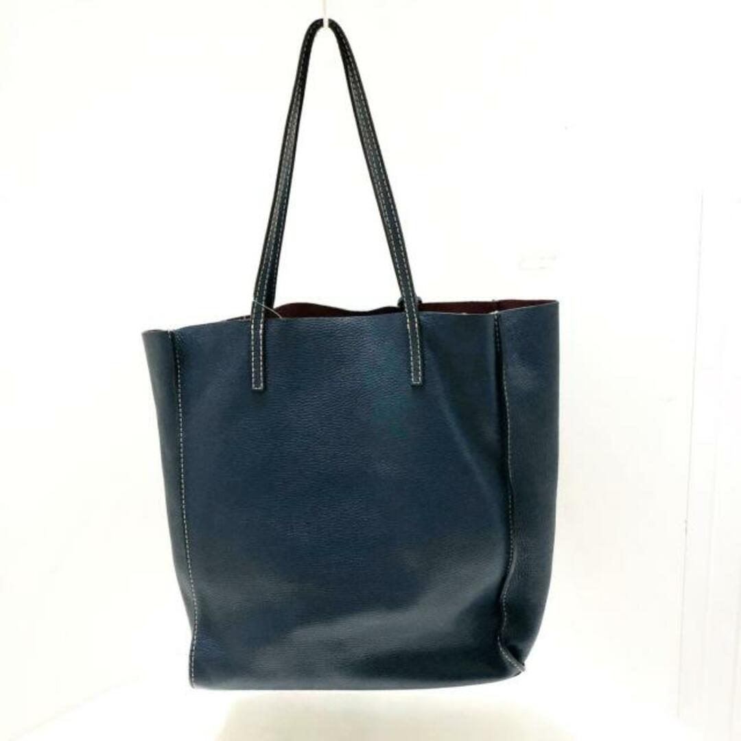 MARC JACOBS(マークジェイコブス)のMARC JACOBS(マークジェイコブス) トートバッグ ザ グラインド ショッパー トート M0012567 ネイビー レザー レディースのバッグ(トートバッグ)の商品写真