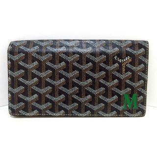 ゴヤール(GOYARD)のGOYARD(ゴヤール) 長財布 リシュリュー 黒×白×マルチ コーティングキャンバス(財布)